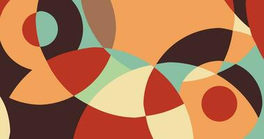 abstract colorful vintage retro 70s 80s background vector