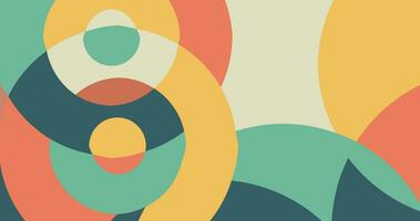 abstract colorful vintage retro 70s 80s background vector