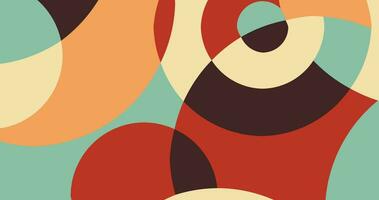 abstract colorful vintage retro 70s 80s background vector