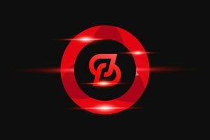 DD Red logo Design. Vector logo design for business.