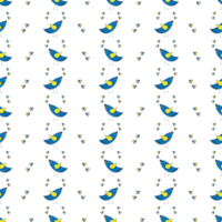 Illustration of a pattern of a blue and yellow bird as the flag of Ukraine as a symbol to stop the war png