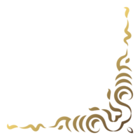 oro Vintage ▾ angolo e telaio filigrana. retrò turbine divisore modello ornamento con classico stile. elemento design calligrafia. decorazione per telaio, saluto carta, invito, menù, certificato. png