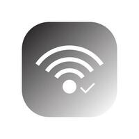 signal and wifi icon vector