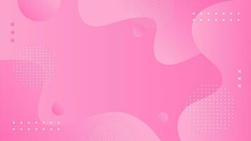 Pink abstract vector background. Wavy and fluid geometric elements. Dynamic shape composition. Suitable for wallpapers, banners, events, templates, pages, and others