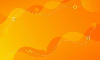 Dynamic style banner abstract background design. Orange element with fluid gradient. Creative illustration for poster, web, landing, page, cover, advertisement, greeting, card, promotion. vector