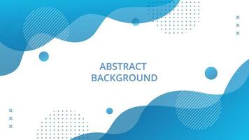 Abstract blue gradient geometric business banner wave on a white background design. Creative design with wavy shapes for templates. Vector wallpaper.