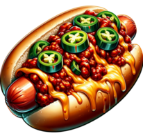 AI generated Hot Dog Clipart AI Generated Free PNG