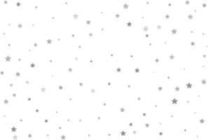 Magic pattern of silver stars png