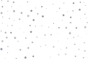 Magic pattern of silver stars png