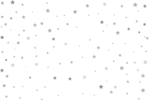 Magic pattern of silver stars png