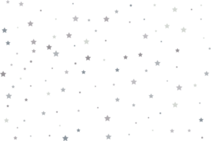 Magic pattern of silver stars png