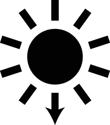 Rounded filled Sunset Icon