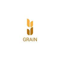 grano logo diseño sencillo logo icono vector