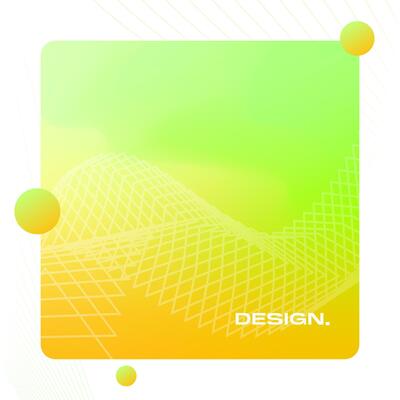 Colorful square gradient background. Social media template vector illustration.