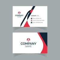 Stylish Creative Modern Business Card Design vector