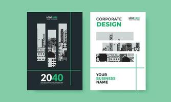 corporativo cubrir diseño modelo en a4 tamaño, anual informe, póster, corporativo presentación, revista cubrir, vector cubrir diseño modelo