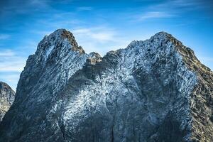 Mountain landscape in Tatra mountain national park,Zakopane,Poland. photo