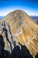 Mountain landscape in Tatra mountain national park,Zakopane,Poland. photo