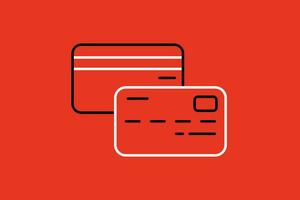 vector illustration of credit card icon concept