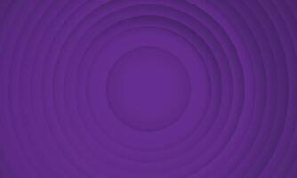 Abstract circle layers texture on purple background with shadow. vector