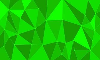Bright background of green polygons with a contour. vector