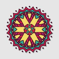 Vector bright mandala