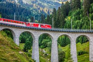 Swiss railway. Switzerland. photo