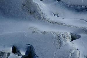 Breithorn pico en suizo Alpes visto desde klein materia foto