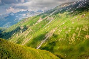 Summer mountain landscape around Gletsch, Switzerland photo