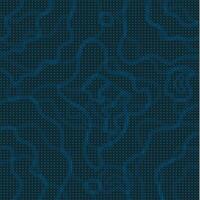 Abstract blue background decorated with a pattern of dots and wavy lines vector