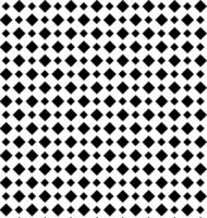 Vector geometric seamless texture in the form of large and small black quadrangles on a white background