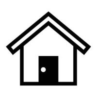 casa icono para gráfico y web diseño vector