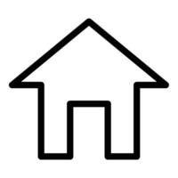 house icon for graphic and web design vector