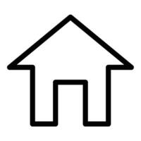 house icon for graphic and web design vector