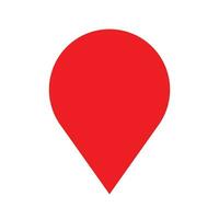map pin icon for graphic and web design vector