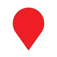 map pin icon for graphic and web design vector