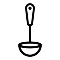 ladle icon for graphic and web design vector