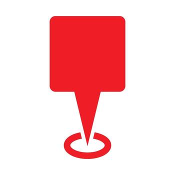 map pin icon for graphic and web design vector