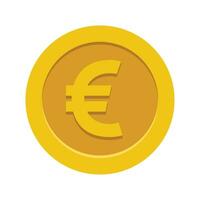 euro currency symbol for graphic and web design vector