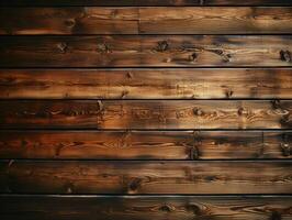 AI generated Wooden Board Background. Wood Texture and Surface Background. Generative AI photo