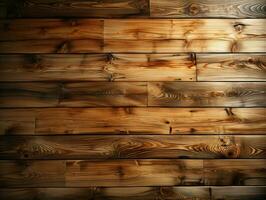 AI generated Wooden Board Background. Wood Texture and Surface Background. Generative AI photo