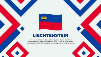 Liechtenstein Flag Abstract Background Design Template. Liechtenstein Independence Day Banner Wallpaper Vector Illustration. Liechtenstein Template