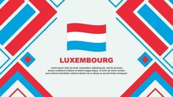 Luxembourg Flag Abstract Background Design Template. Luxembourg Independence Day Banner Wallpaper Vector Illustration. Luxembourg Flag