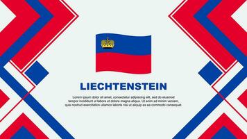 Liechtenstein Flag Abstract Background Design Template. Liechtenstein Independence Day Banner Wallpaper Vector Illustration. Liechtenstein Banner