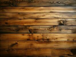 AI generated Wooden Board Background. Wood Texture and Surface Background. Generative AI photo