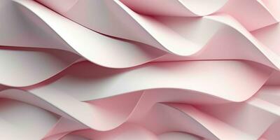 AI generated 3D Embossed Abstract Pink Background. Generative AI photo