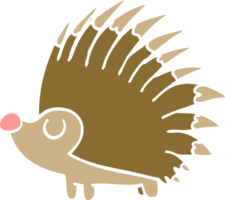 cartoon doodle spiky hedgehog png