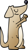 perro garabato de dibujos animados png