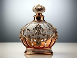 AI generated Luxurious Perfume Bottle. Generative Ai photo