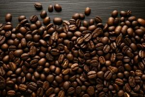 Coffee beans background ,Generative AI photo